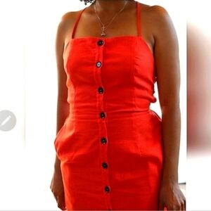 Boutique coral mini dress size 2x